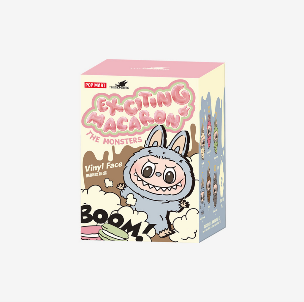THE MONSTERS (Labubu) Exciting Macarioh Series-Vinyl Plush Pendant Blind Bo